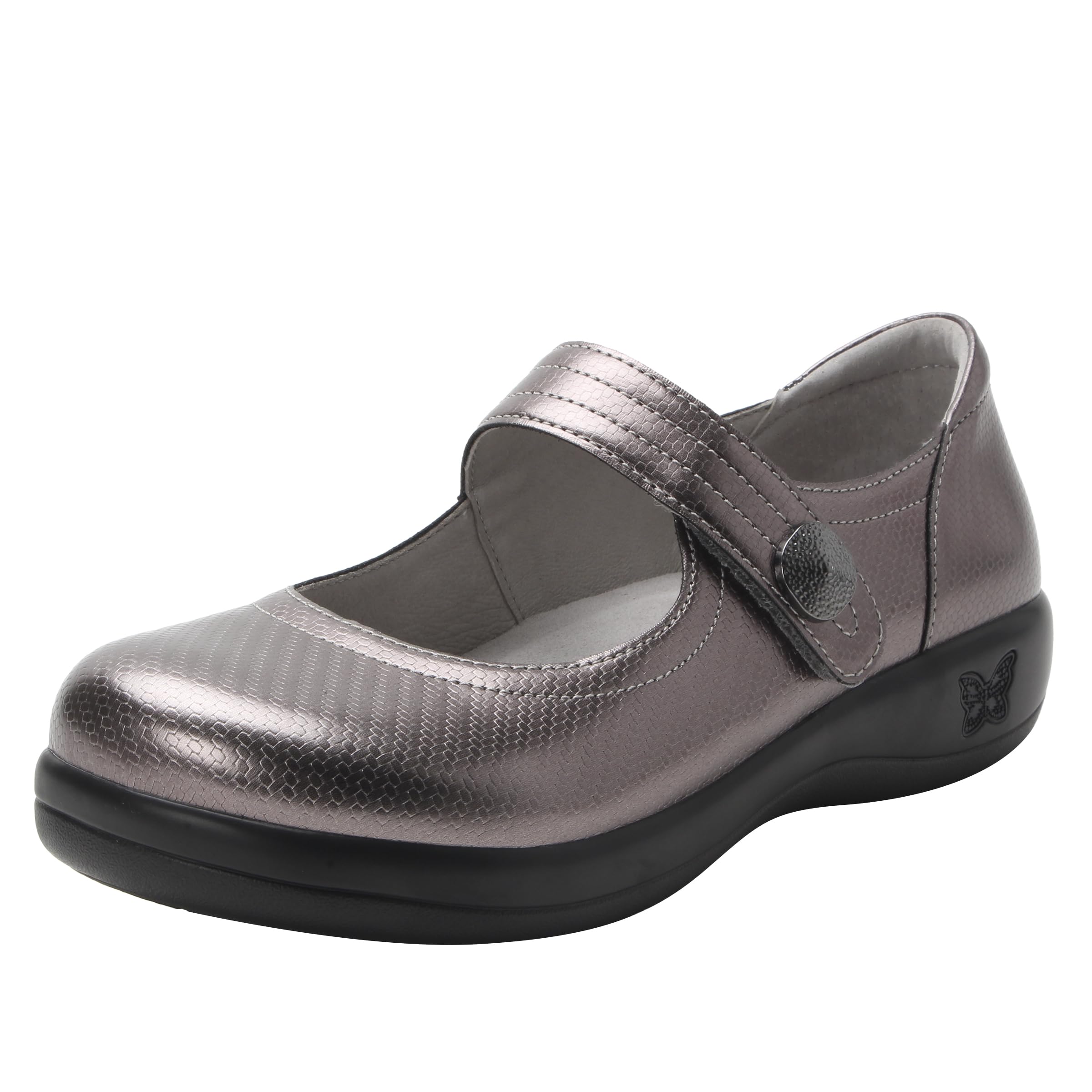 Alegria Women's Kourtney Professional Nursing and Healthcare Adjustable Mary Jane Slip-On Closed Back Clog