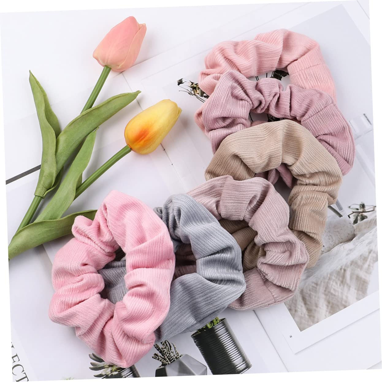 FRCOLOR 30 Piezas anillo de pelo hair clips orquillas accesorios para el cabello para mujeres diademas recién nacidas para niñas lazos para el cabello del intestino grueso gomas grandes