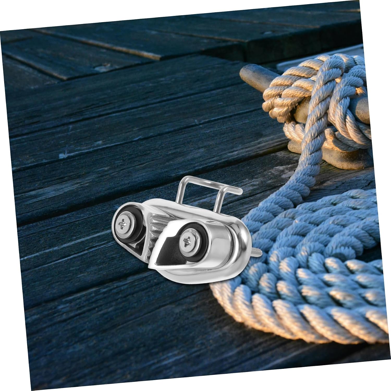 Grade Stainless Steel Cam Cleat Boat Cam for Sailing Kayak Canoe Yacht Rope Clamp Ball Bearing