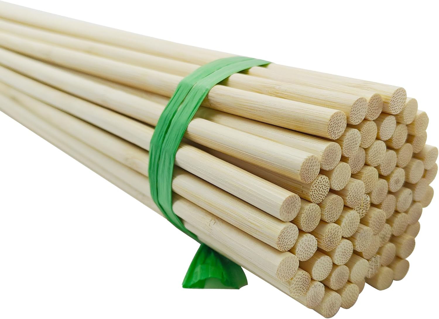 60 PCS 3FT Bamboo Plant Stakes, 8mm Thick – 36 Inch Bamboo Sticks for Indoor & Outdoor Plants – Garden Plant Support Stakes for Tomato, Beans, Climbing Plants & More