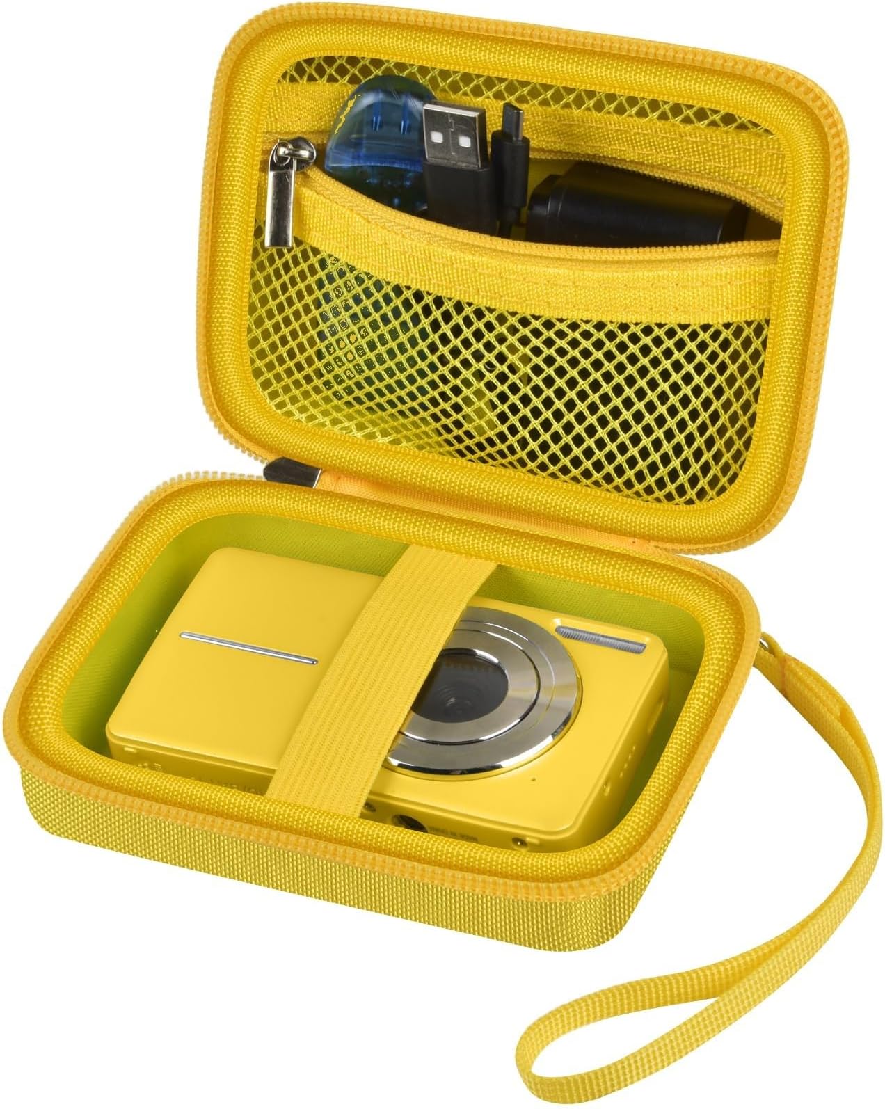 ALKOO Digital Camera Case for CAMKORY, Camera Pouch for KODAK Pixpro -Yellow