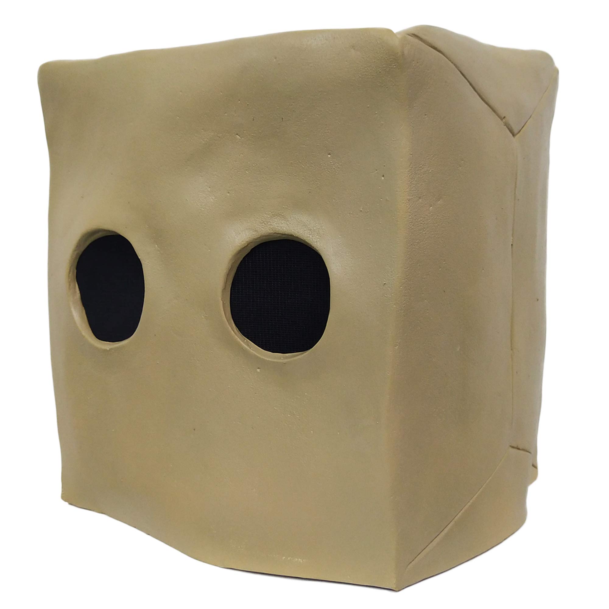 Nightmares Latex Mask Game Cosplay Mask, Halloween Masquerade Costume Props, Yellow, Black