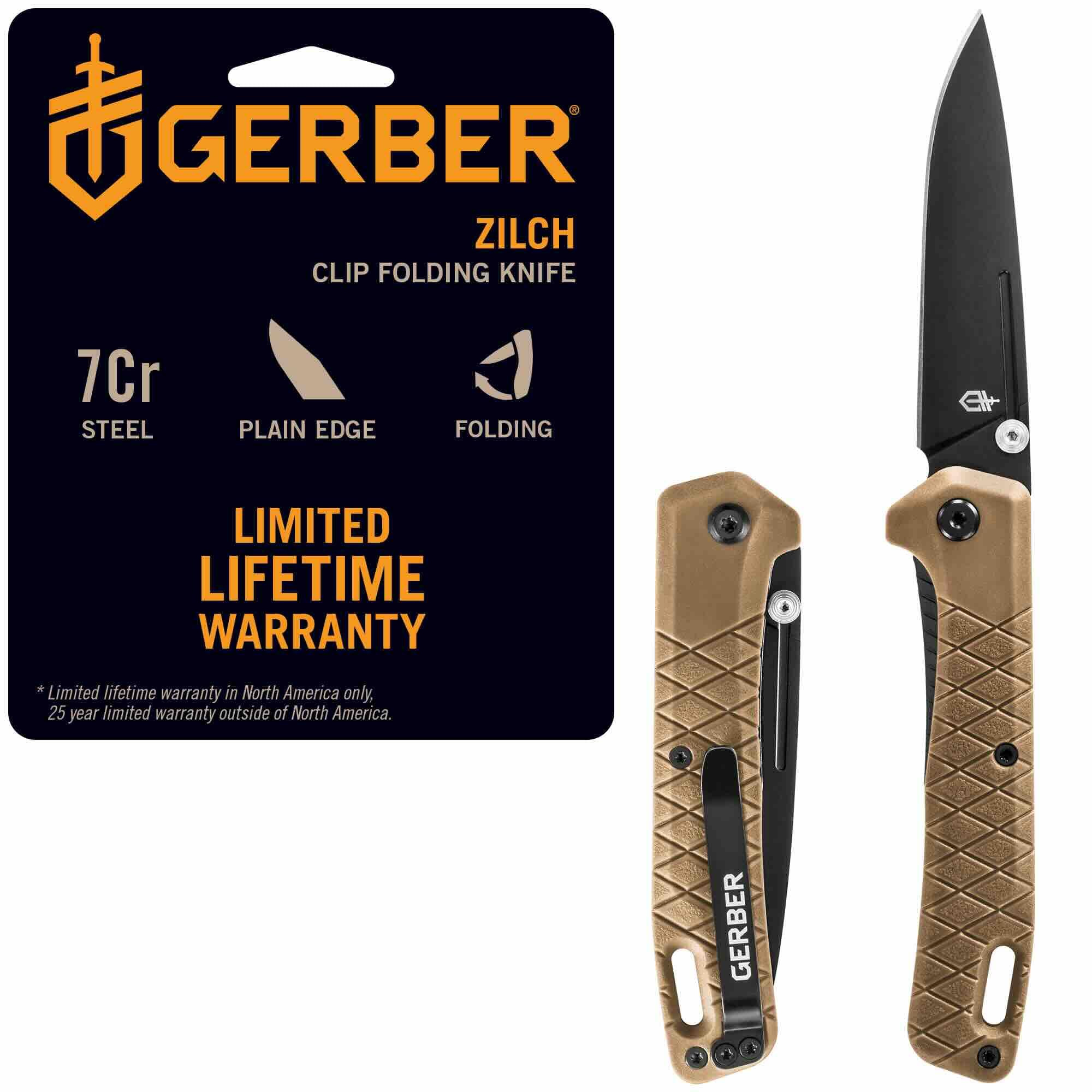 Amazon.com : Gerber Gear Zilch Pocket Knife - 3.1