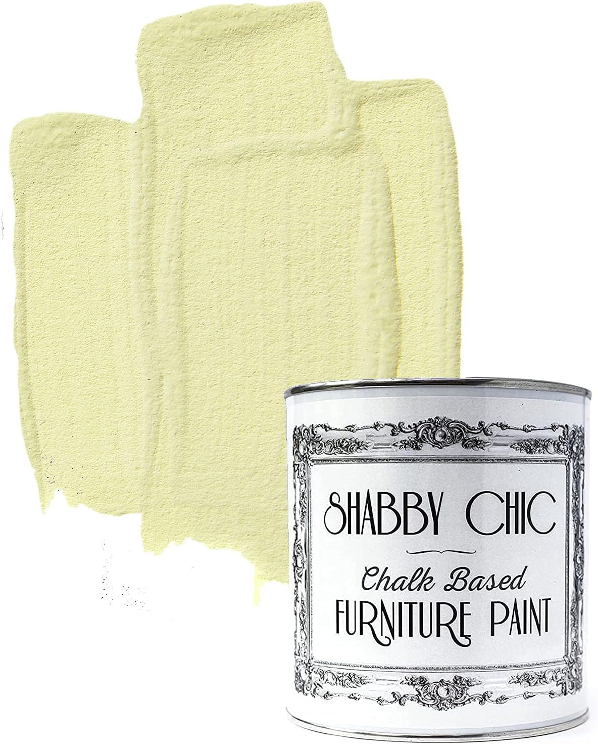 Shabby Chic Chalk Based Furniture Paint, Clotted Cream - 250 ml | Distressed Matt Finish for Furniture, Home Decor or DIY Projects | Interior & Exterior | Non-Sand, Suitable for Wood, Plastic & Metal