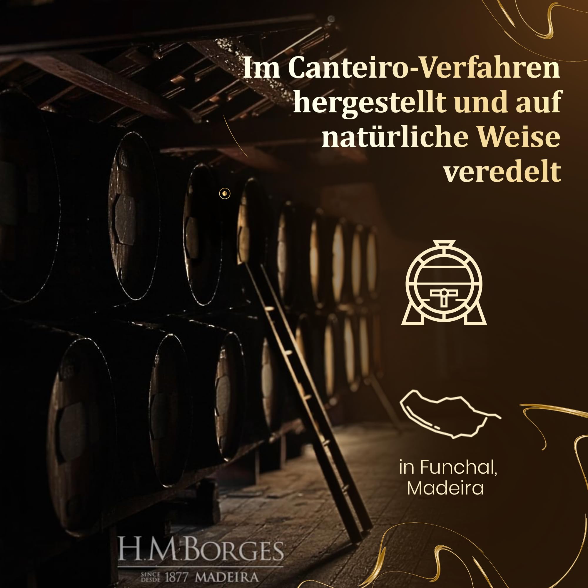 HM Borges, Madeira Wein, 2015, COLHEITA, sweet, 0,5l