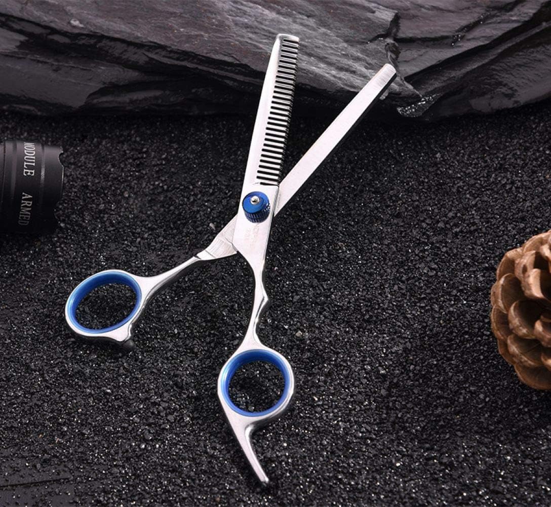 ROSEWARD Hair Cutting Scissors Kit 9 Pcs Set Barber Salon Home Hairdressing Shears Thinning Scissors for Men Women Kids