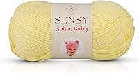 Vista 59 de Sensy Softee Hilo para Bebé, 3.5 oz, 275 yardas, Gauge 3 Light (Almendra)