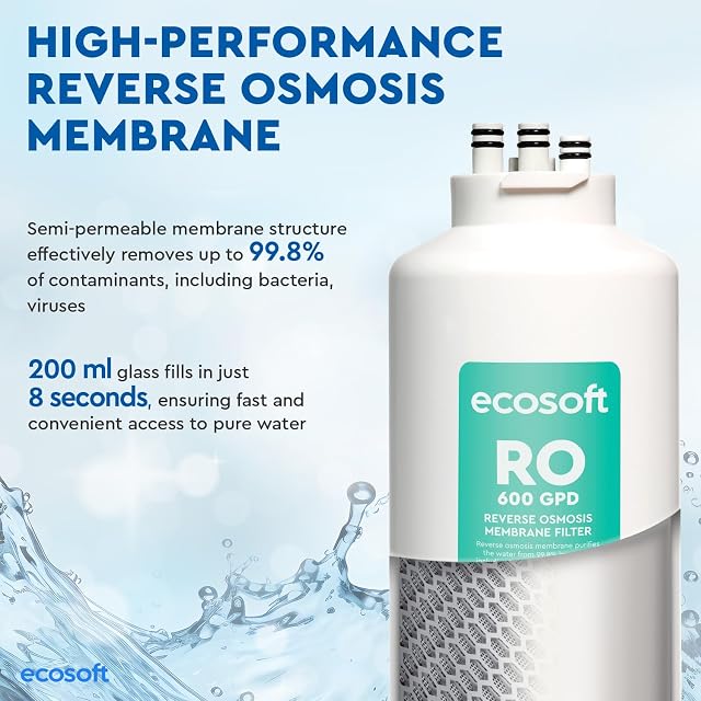 Foto 6 de 8 de Ecosoft Membrana 600 GPD para CROSS 90
