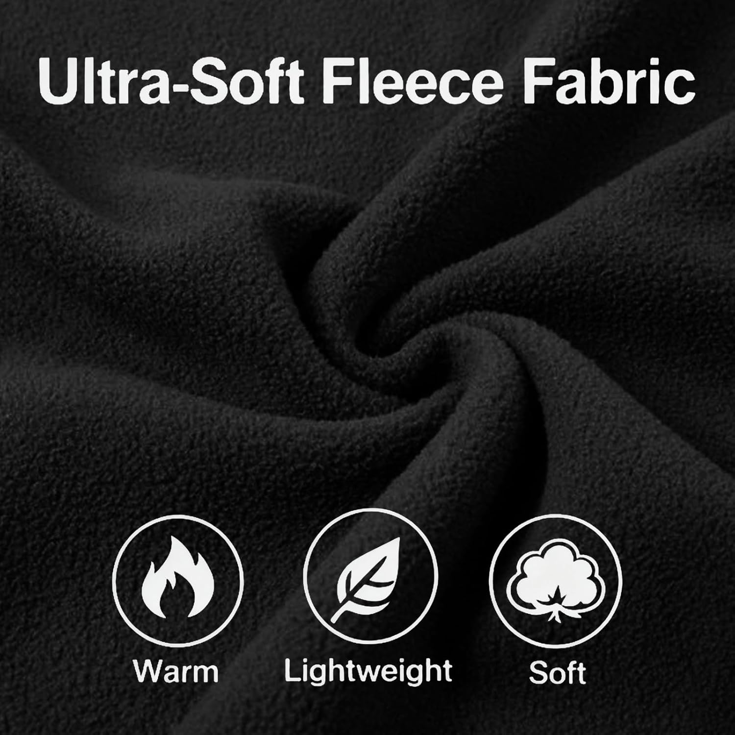 Women Plus Size Fleece Jacket Zip Up Lightweight Soft Polar Fleece Jacket - Image 4