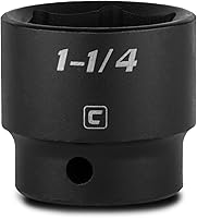 Vista 22 de Capri Tools Dado de impacto poco profundo de 1 pulgada, accionamiento de 1/2 pulgada, 6 puntos, SAE