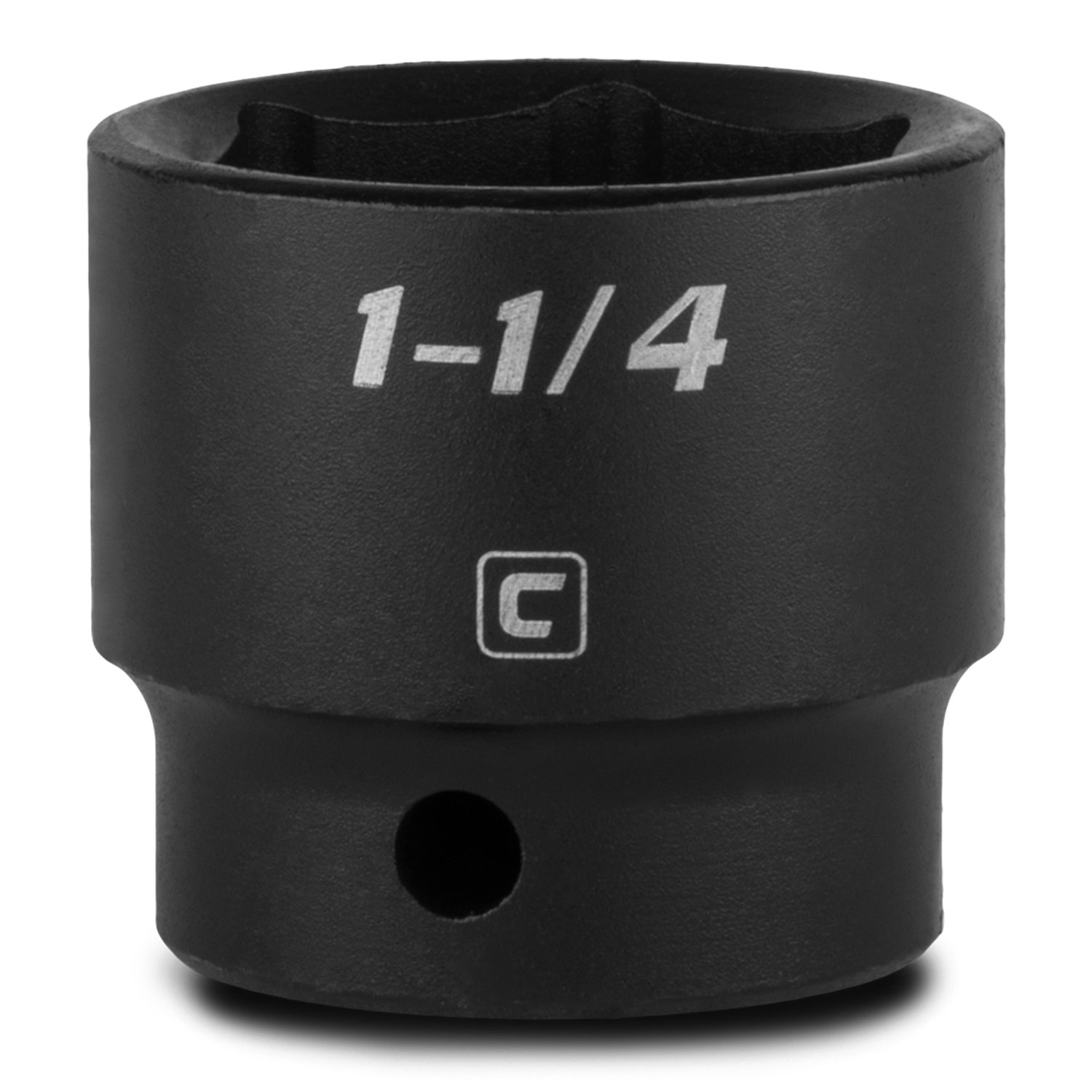 Capri Tools 1-1/4-Inch Shallow Impact Socket, 1/2-Inch Drive, 6-Point, SAE, CP55065