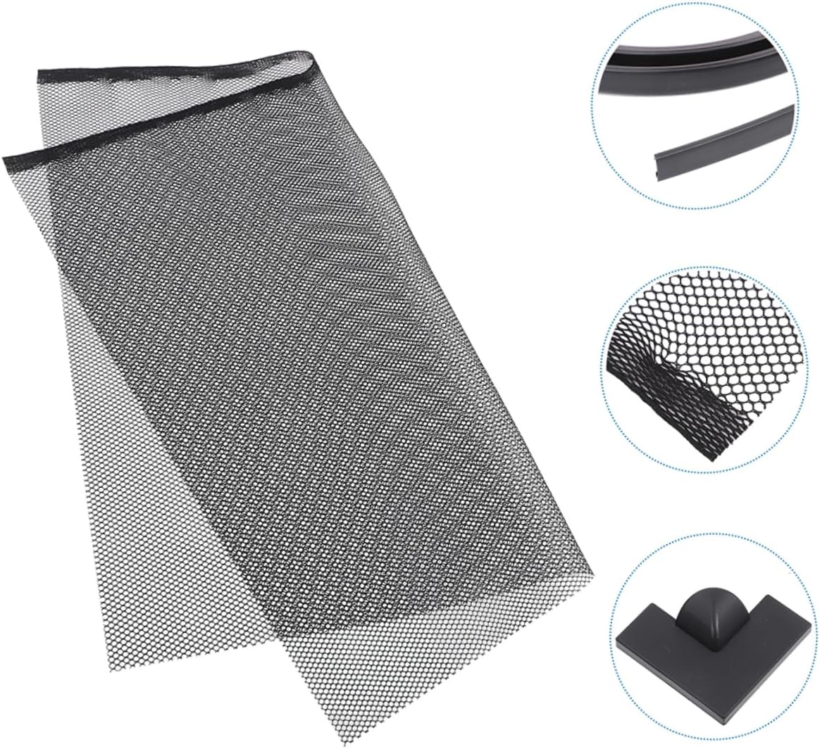 Aquarium Mesh Screen Covers Jump Net Lid for Betta Fish Versatile Fish Tank Netting Easy Installation Ventilated Design for Secure Aquatic Environments