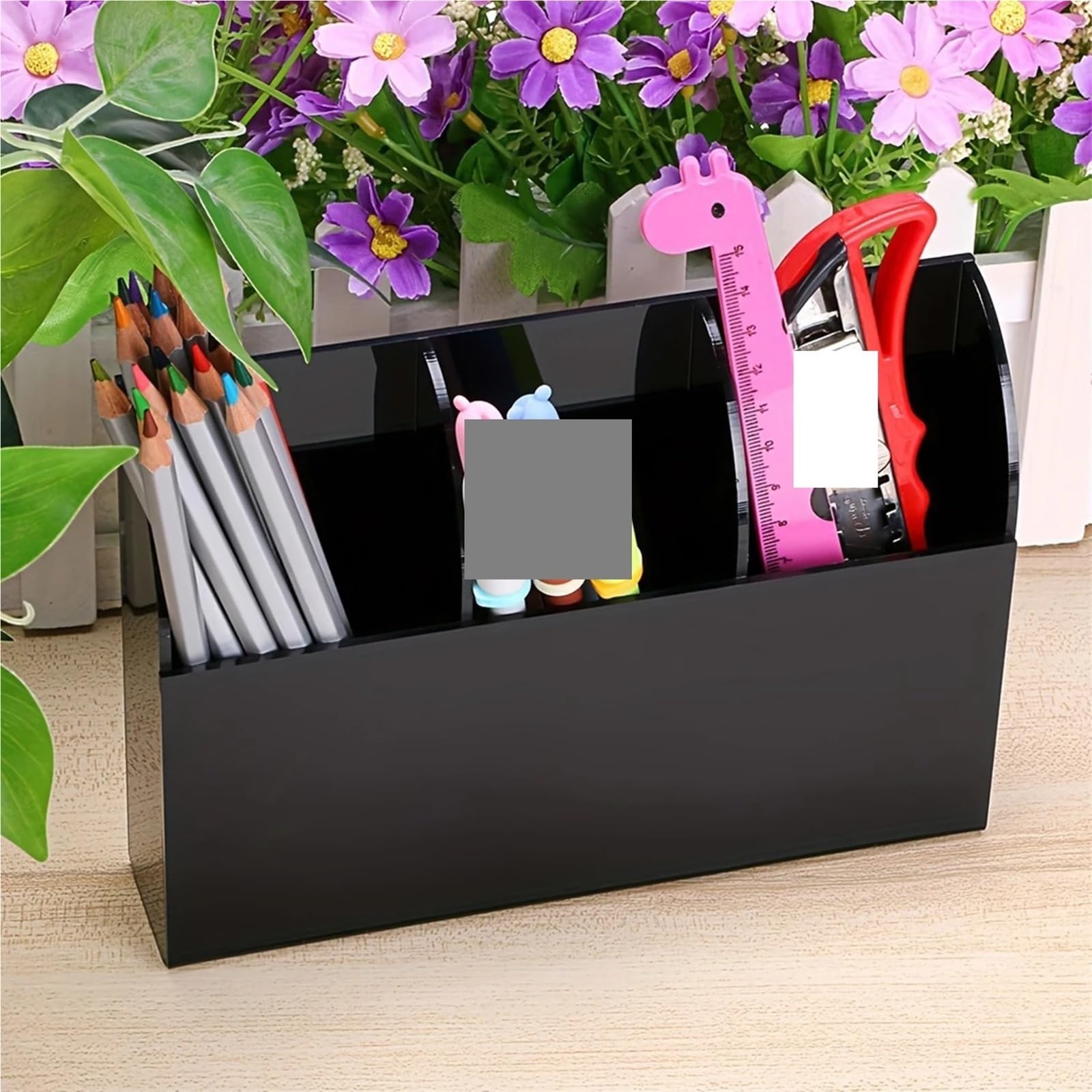 Organisateur De TéLéCommande Boîte de Rangement for télécommande, Support de Rangement Mural for téléphone, Porte-Stylo Mural, Organisateur, Support for contrôleur de télévision