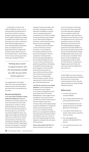 Autism Asperger's Digest(Kindle Tablet Edition)