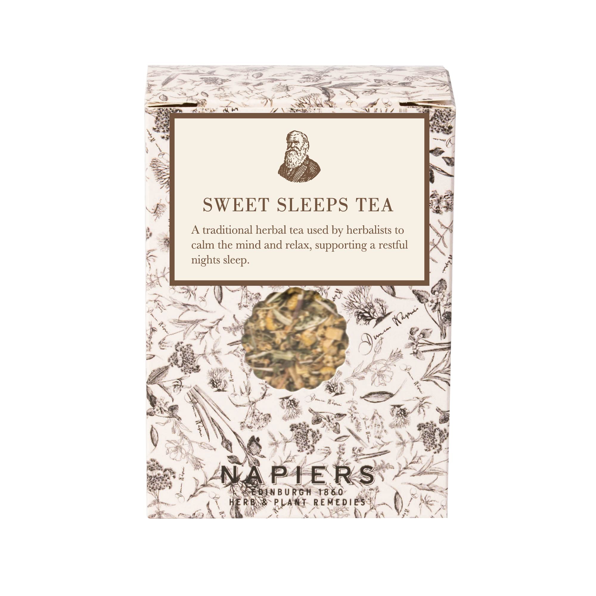 Napiers Sweet Sleeps Herbal Tea | Loose Leaf Tea | Calm & Relax | Caffeine Free | 100g