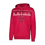 Ultra Game NBA Official Mens Super Soft Midtown Hoodie Pullover Sweatshirt - Unisex, Chicago Bulls, Team Color, X-Large