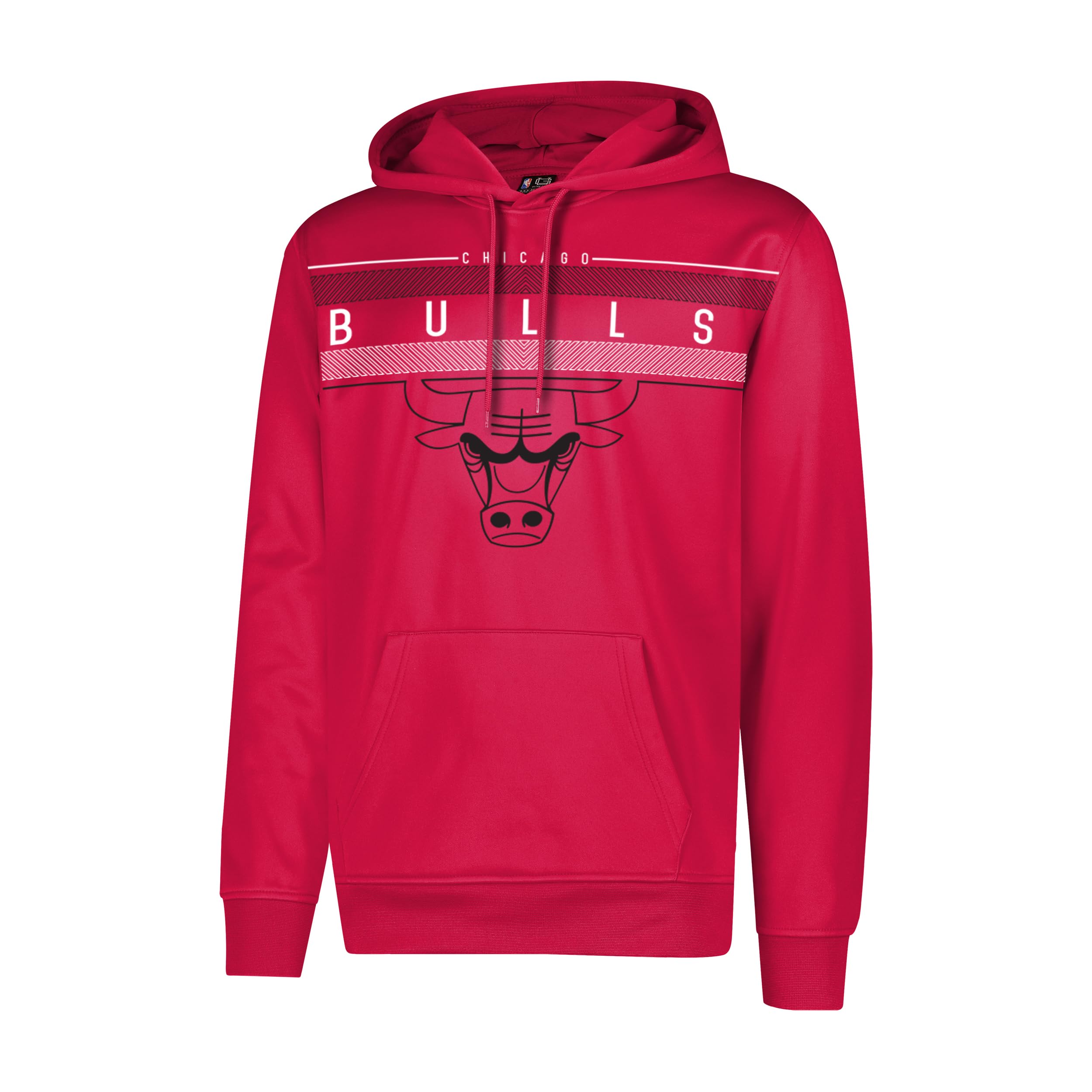 Ultra GameNBA Official Men’s Super Soft Midtown Hoodie Pullover Sweatshirt - Unisex, Chicago Bulls, Team Color, Medium