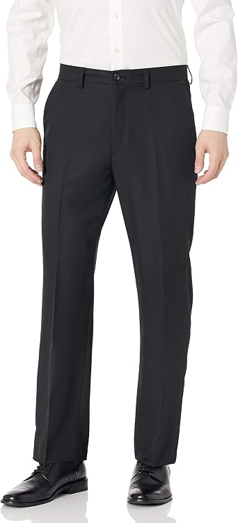 Amazon.com: Haggar Solid Gabardine - Pantalón de vestir para hombre con  corte clásico : Ropa, Zapatos y Joyería
