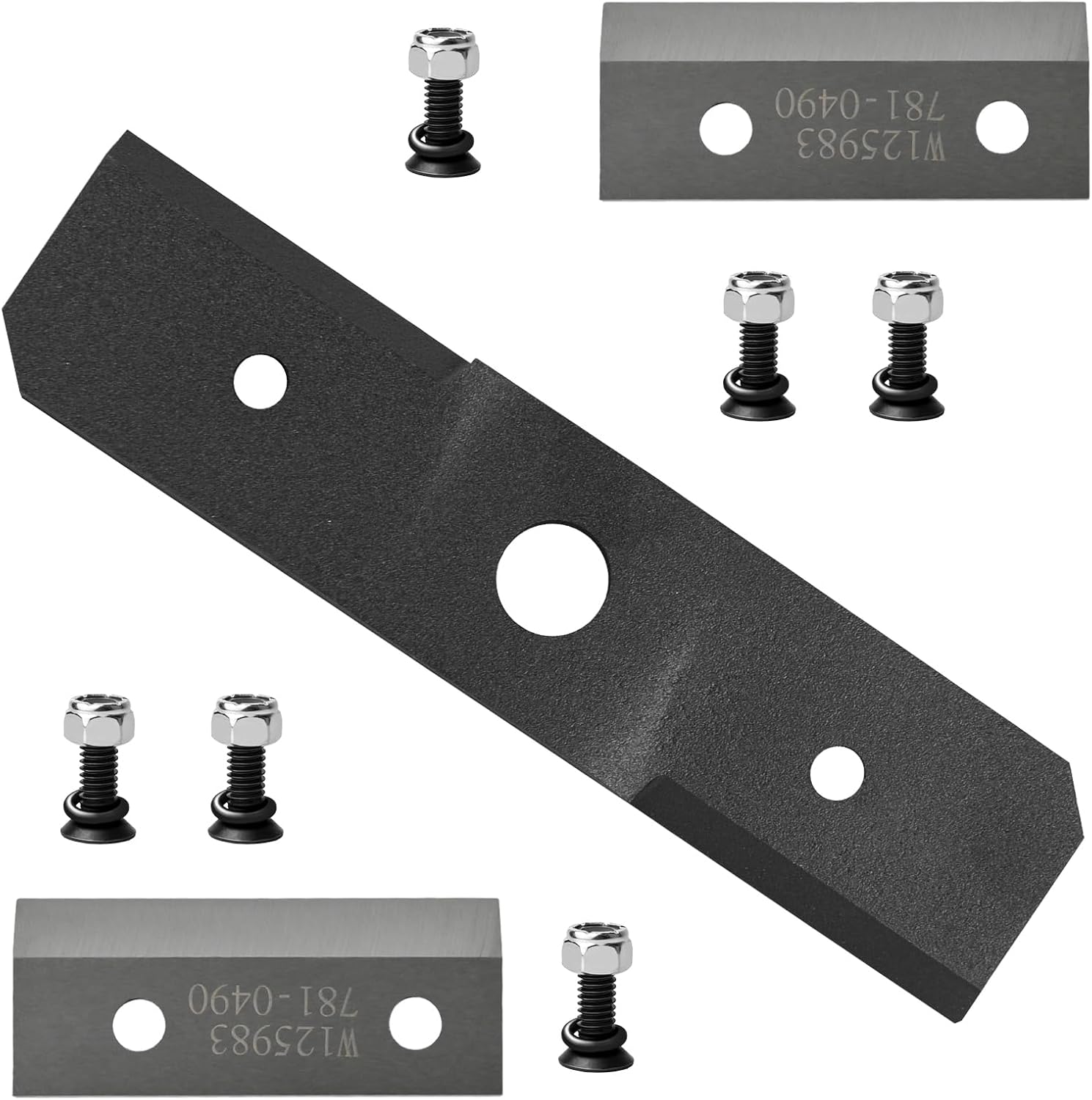 781-0490 742-0571 Chipper/Shredder Blade Kit Fit for Craftsman/Troy-BiltShredder - Fits 981-0490 781-0490 942-0571 742-0571