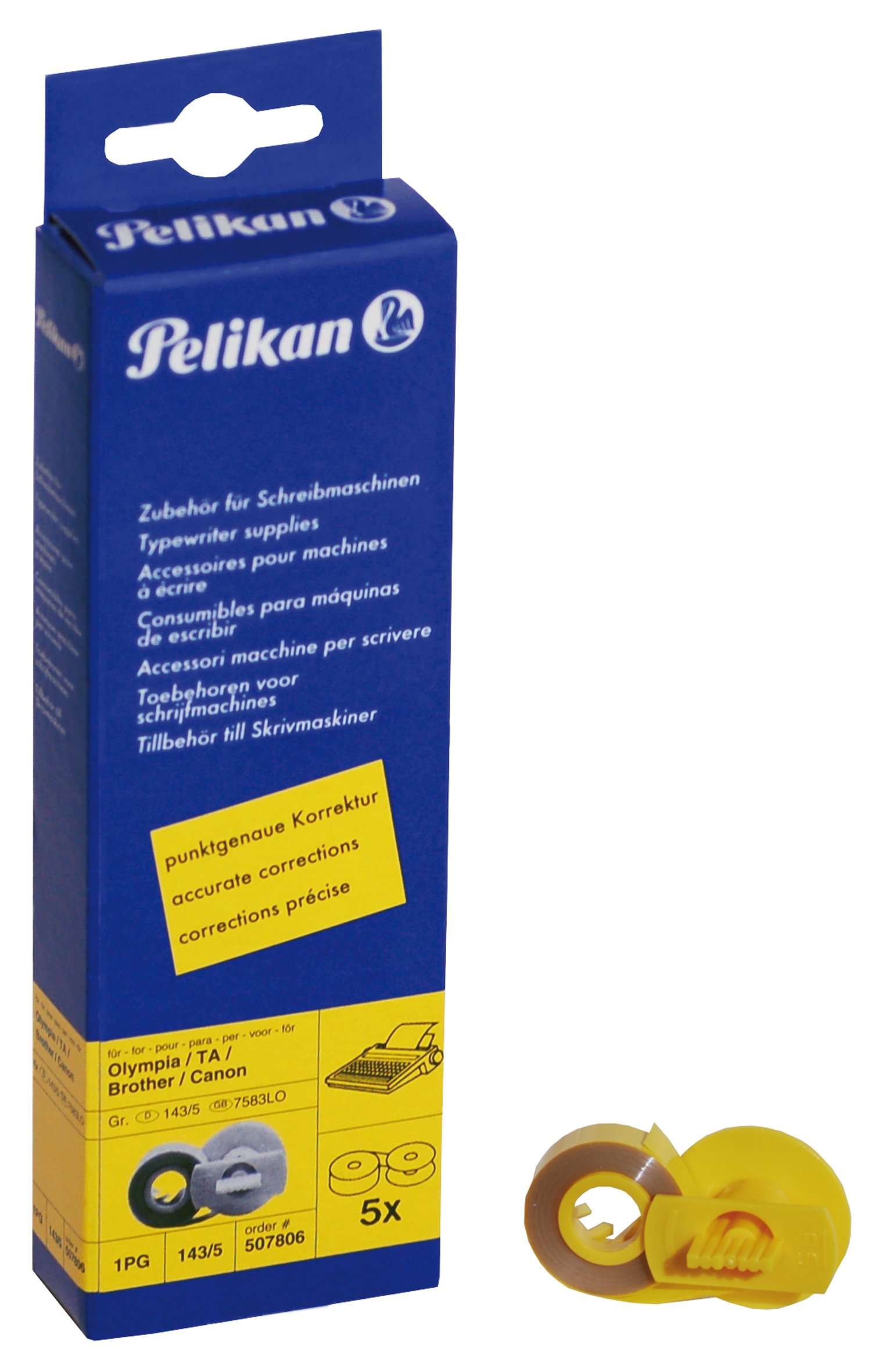 Ruban Correcteur Lift-off – Lot De 5, Compatible Brother AX 10 C