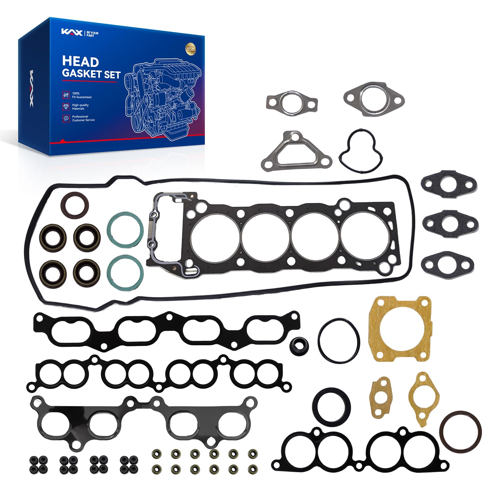 KAX Head Gasket Set Fit for Toyota Tacoma 1995-2004 2.4L/2.7L