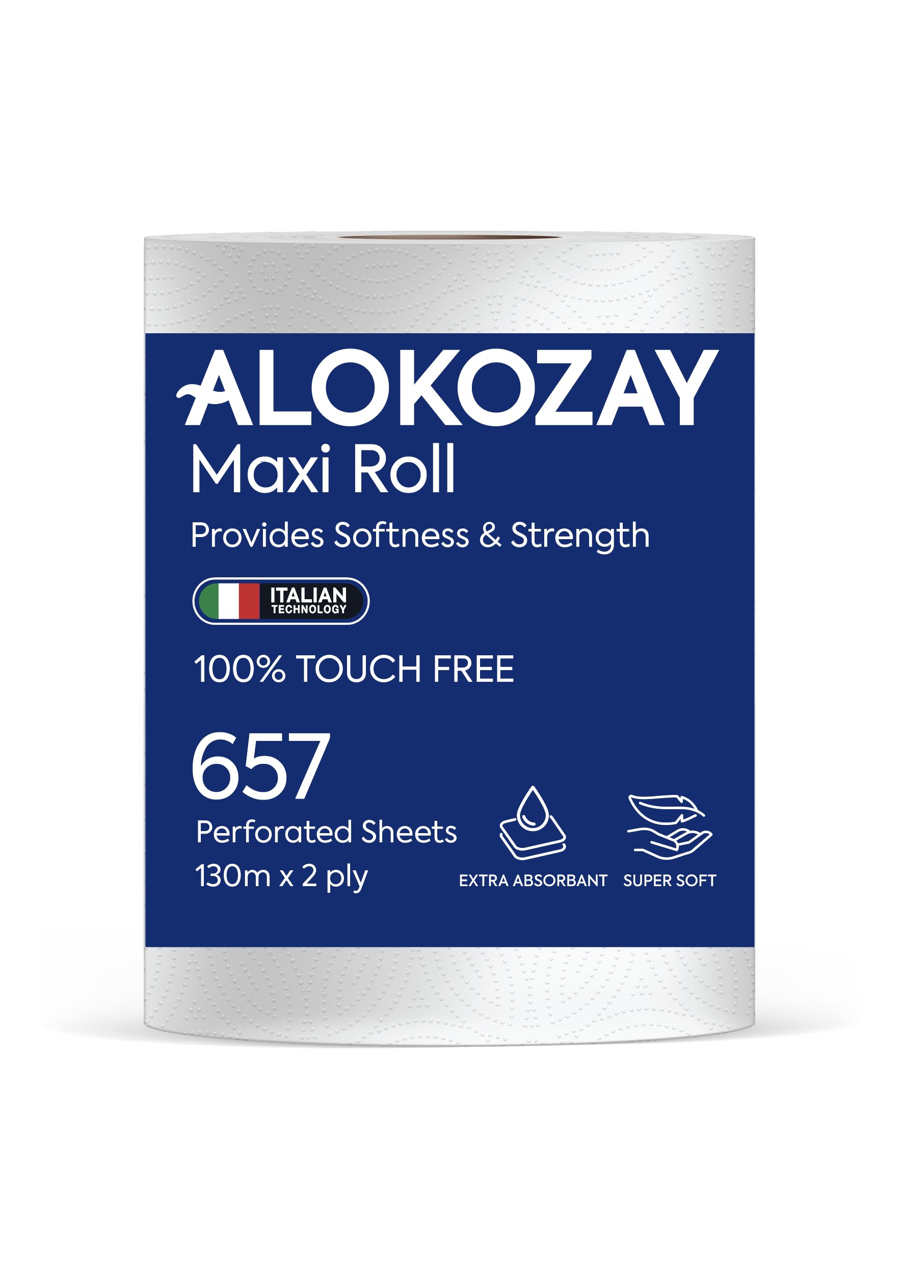 Alokozay 2 Ply Embossed Maxi Roll