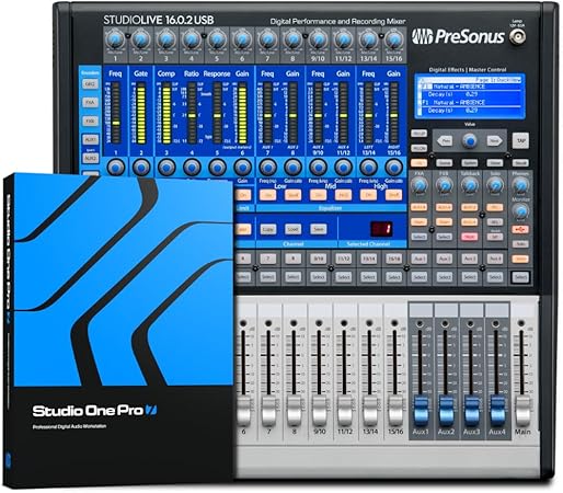 PreSonus StudioLive Classic 16.0.2 USB Digital Console Mixer with Studio One Pro Software