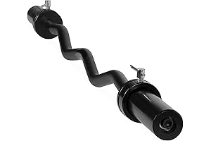 CAP Barbell Olympic EZ Curl Bar: Strengthen Your Biceps with Comfort