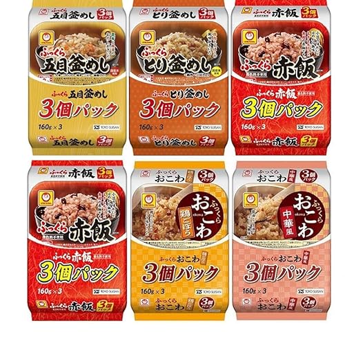 レトルト ふっくら シリーズ 全18食セット 五目 釜めし/とり釜めし/赤飯×6食 / 中華風 おこわ/鶏ごぼう おこわ レトルトパック 味付ごはん 全5種類 詰め合わせ セットのサムネイル