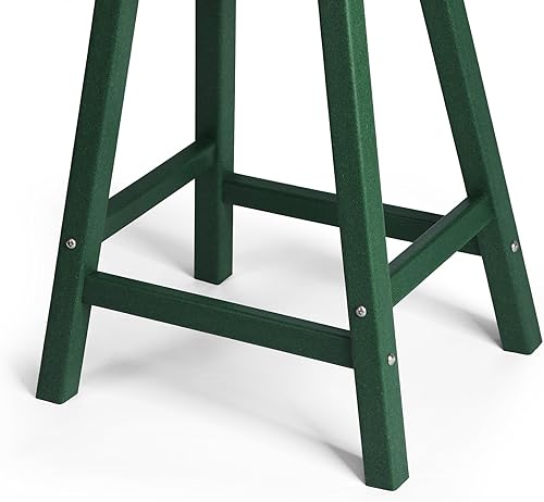 Vista 131 de WestinTrends Malibu - Juego de 2 taburetes para sillín para exteriores/patio, 24 alturas, color negro