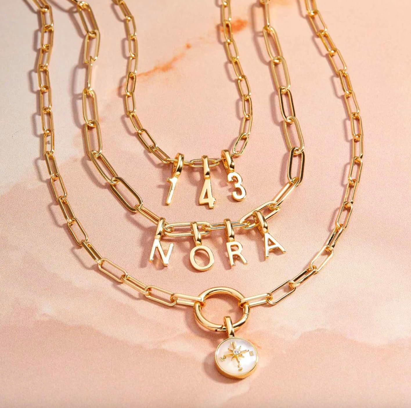 Pura Vida 16" Harper Paperclip Gold Chain Necklace with 3-Inch Extender - Gold