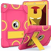 Vista 11 de Funda para iPad de 9ª generación, funda para iPad de 8ª/7ª generación, funda para iPad de 10.2 pulgadas 2021/2020/2019, funda protectora resistente