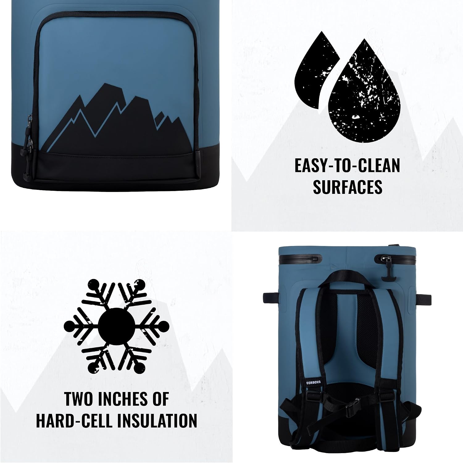 Cordova Outdoors Backcountry Class Backpack Soft Cooler, Insulated Cooler Bag - Foam Insulated, Durable, UV-Protection, Yonder, 24 can