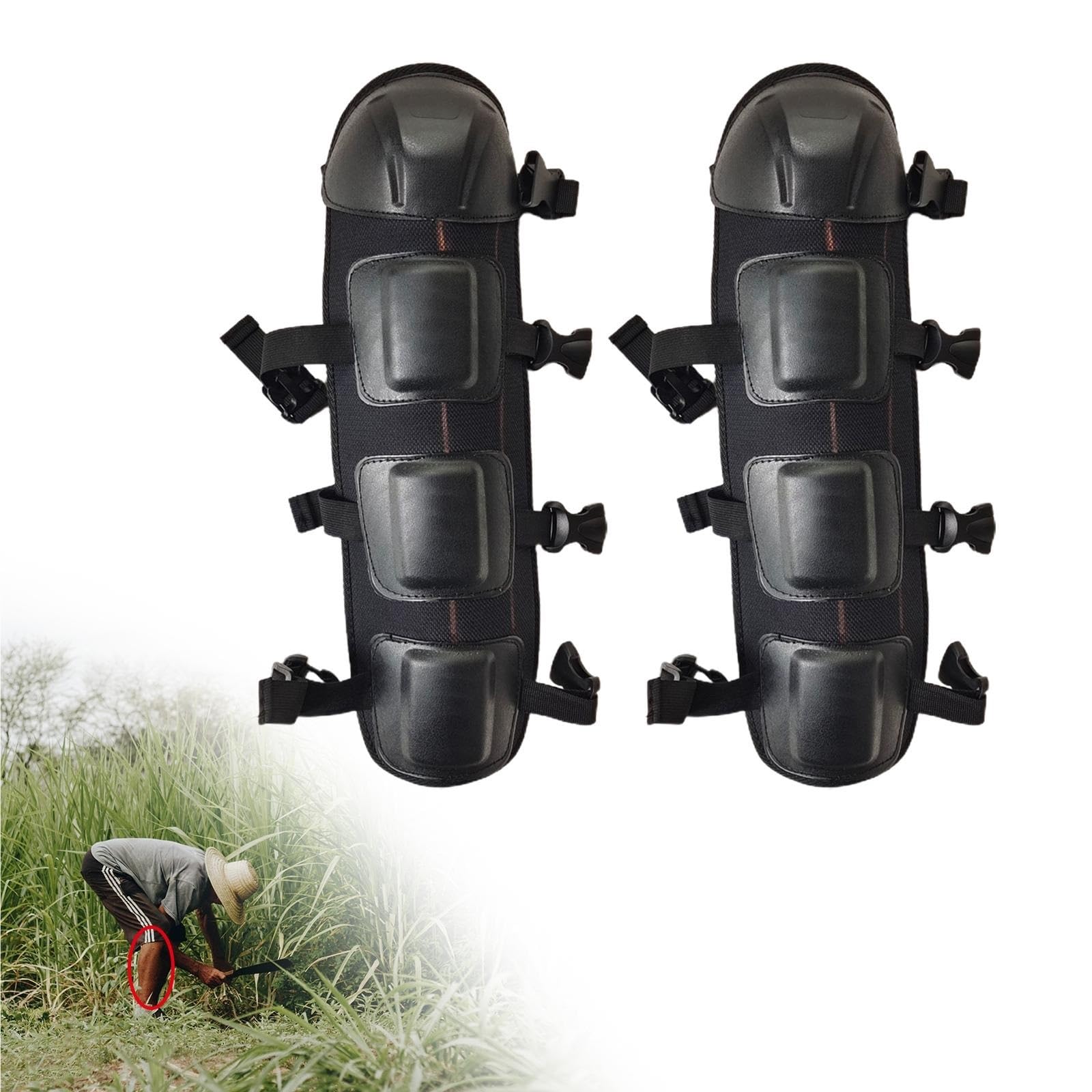 Rodilleras de trabajo, rodilleras, protector suave para piernas, motosierra, espinilleras, ciclismo, bicicletas de montaña, jardinería, equitación