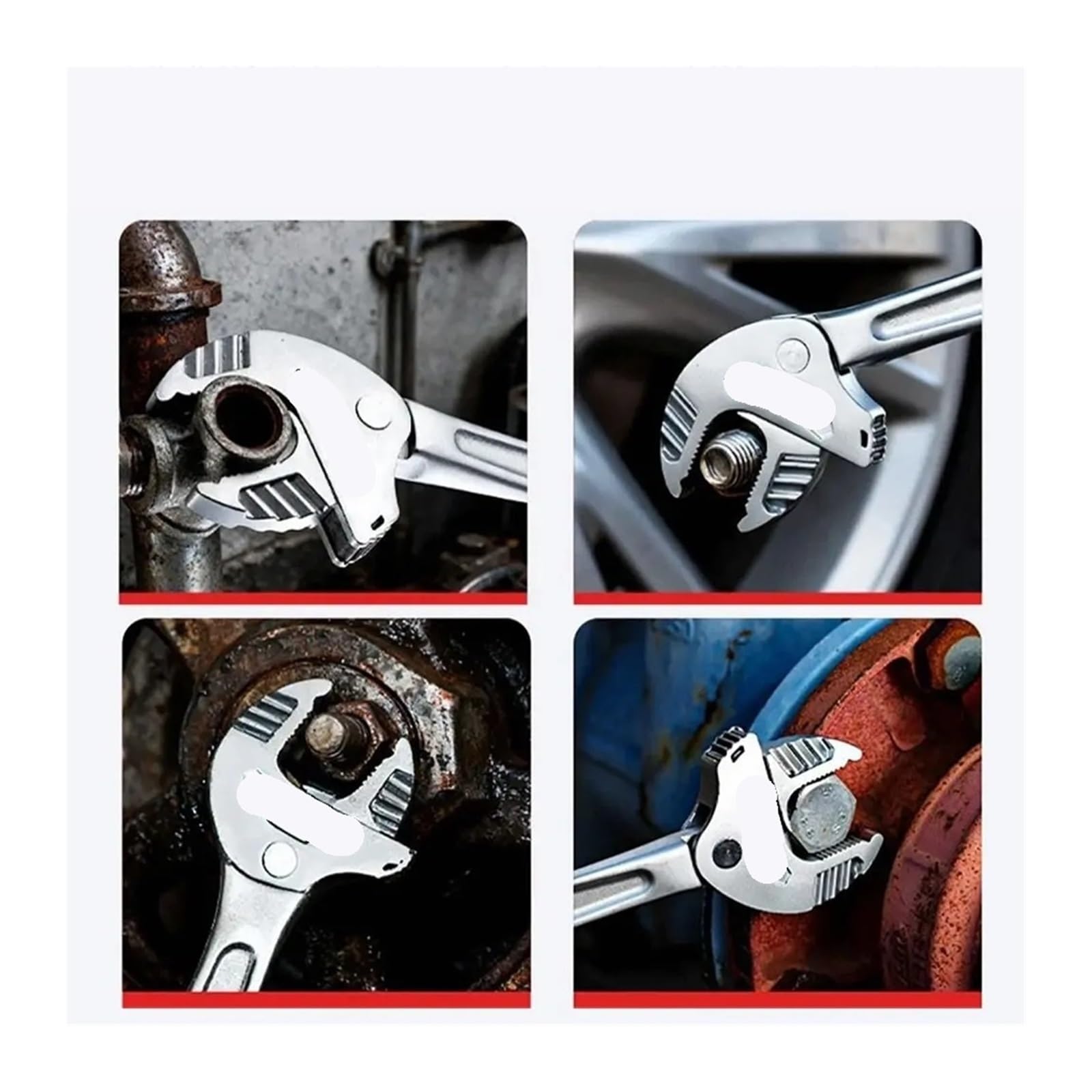 Pinza a Pappagallo Chiave ad artiglio di granchio in acciaio al cromo-molibdeno autobloccante regolabile a ganascia larga for impieghi gravosi(13-16mm)