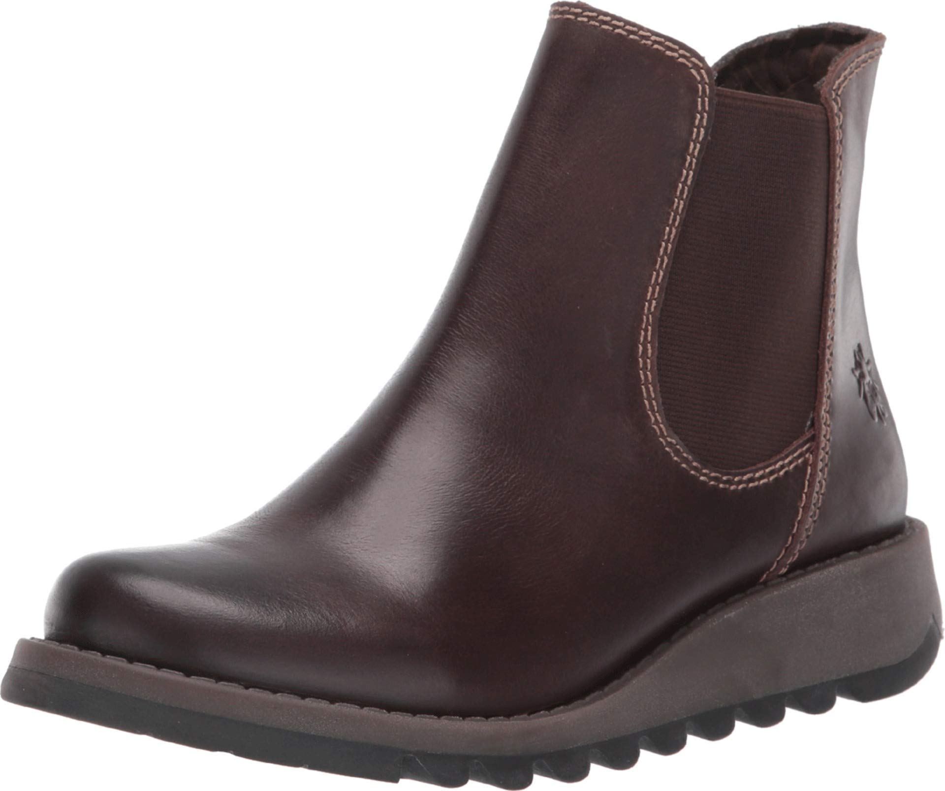 Fly London Women's Salv Chelsea Boots, Brown Dark Brown, 8 UK