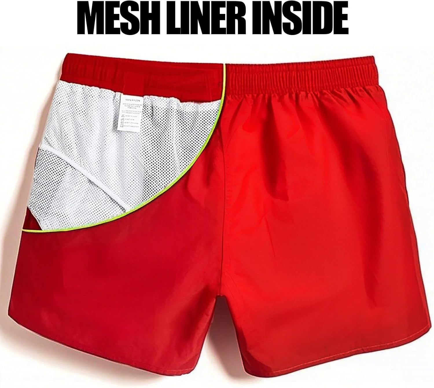 Men's Swim Trunks 5 Inch Quick Dry Board Shorts Mesh Lining Swimming Trunks Beach Shorts for Men Bathing Suits - Image 6