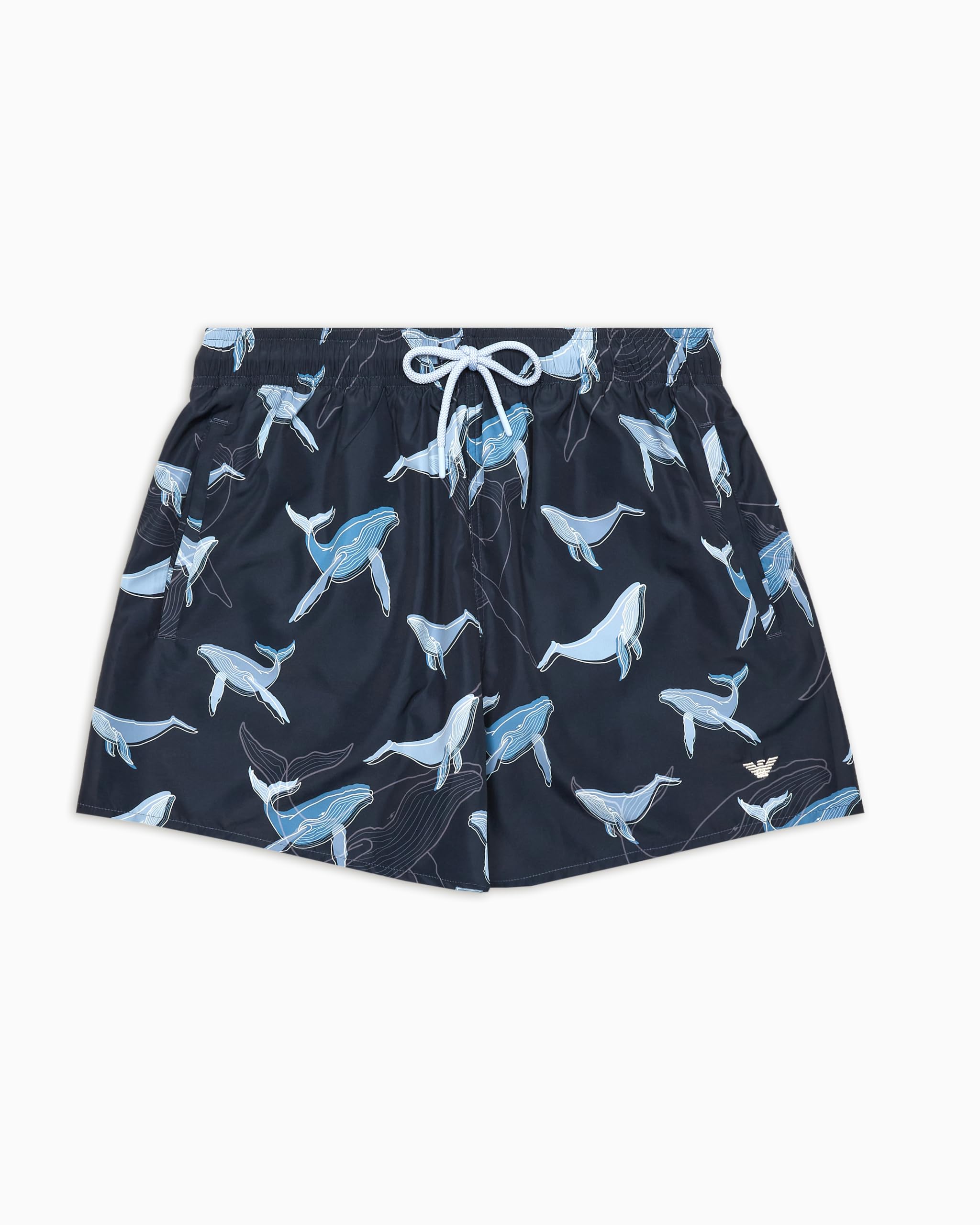Boxer de Bain Emporio Armani Homme - Imprimé Baleine Bleue