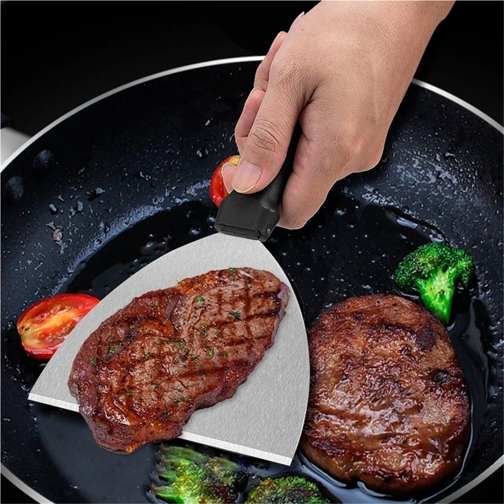 Utensilios de Cocina Espátula de Acero Inoxidable for cocinar Plato Frito Parrilla Espátula for panqueques Espátula for bistec Espátula for Pizza Espátula for Pastel