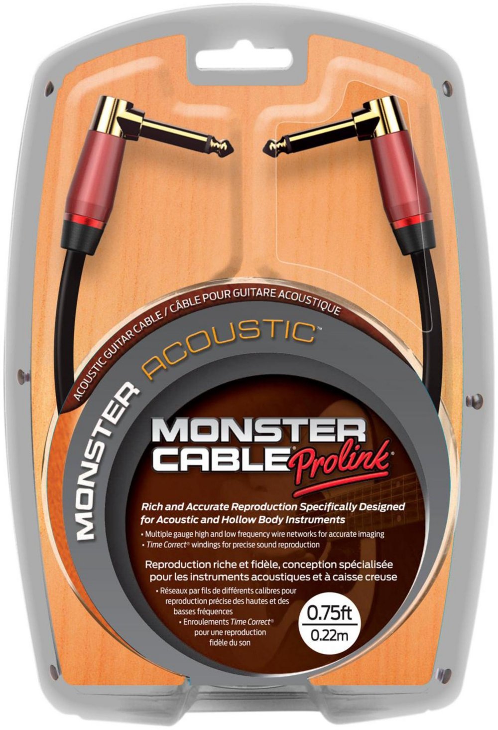 MONSTER CABLE モンスターケーブル (0.75ft L/L) M ROCK-75DA