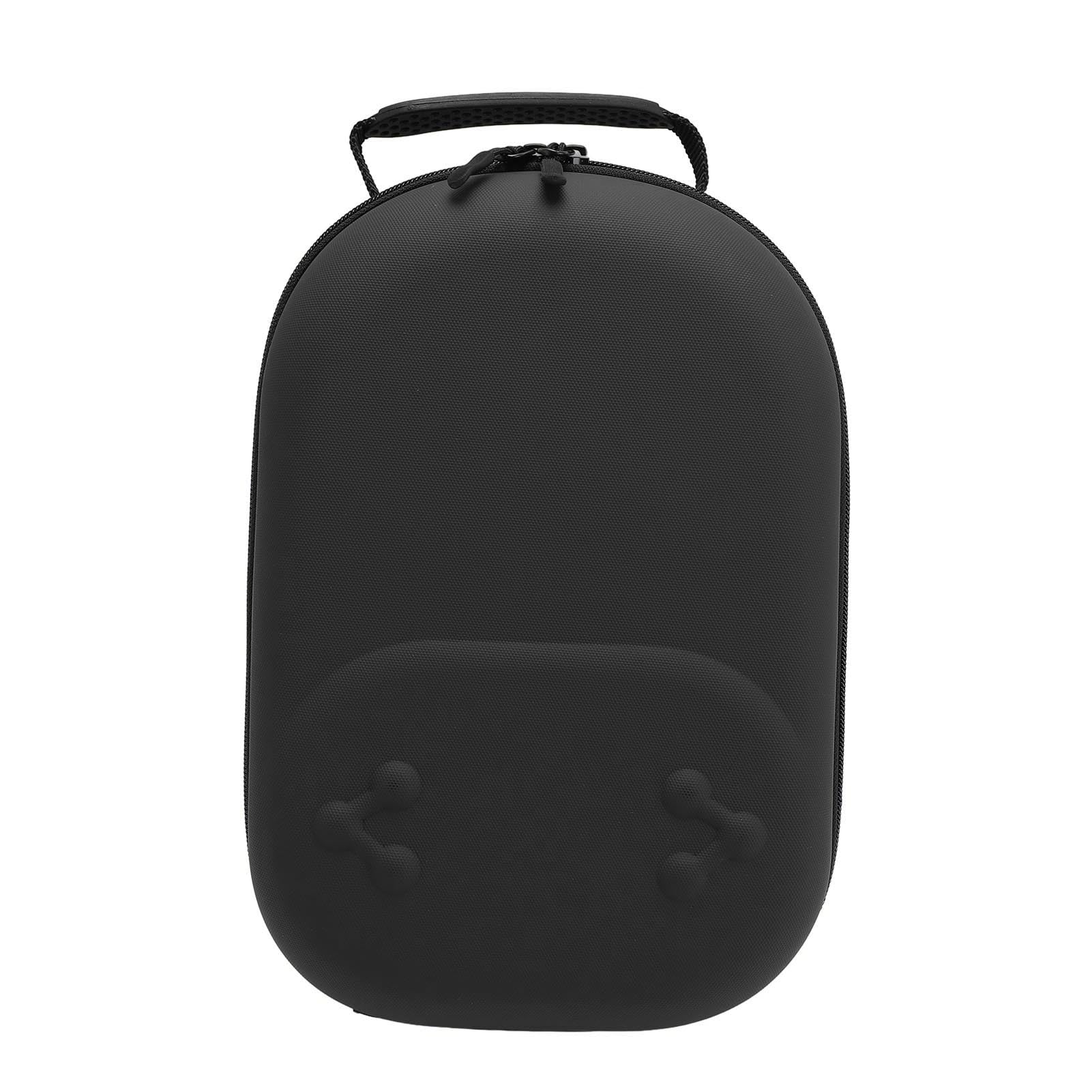 lyrlody Custodia Rigida da Viaggio, Custodia da Viaggio Organizer per Elettronica EVA PU, 13 X 9,4 X 5,3 Pollici, Antiurto per Controller Visori VR Cavi Caricabatterie per Viaggi Lavoro Casa (BLACK)