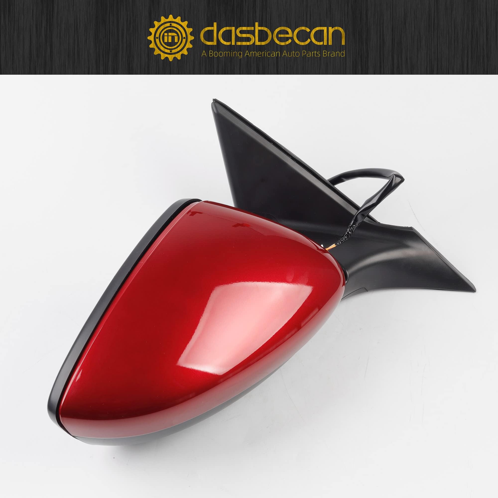 Amazon.com: Dasbecan Right Passenger Side Mirror Assembly Red