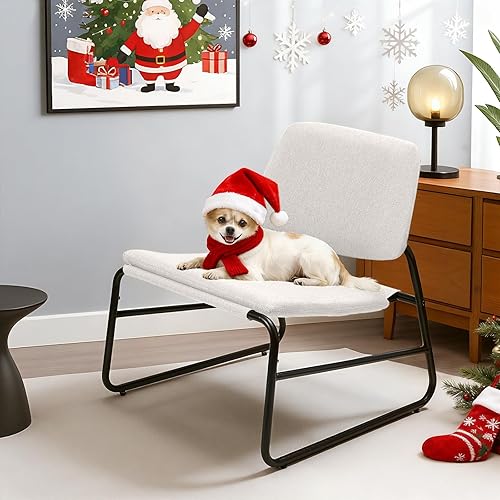 DAICO Modern Accent Chair Armless Sling Accent Chairs Comfy Upholstered