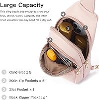 Vista 150 de Telena Riñonera pequeña para mujer, de cuero, cangureras, bolsa de pecho para mujer 3-camel marrón