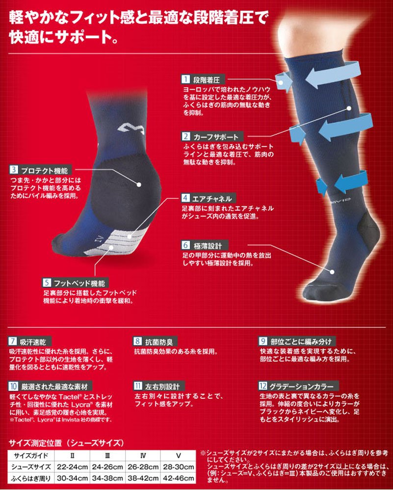McDavid Chaussettes de Compression