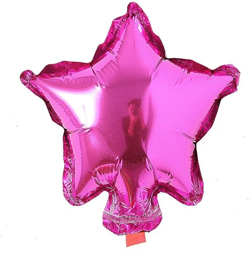 Miniatura 14 de 5 unids/lote Mini globos de papel de aluminio con forma de corazón de estrella de 5 pulgadas, globos inflables para boda, cumpleaños, baby shower, 5