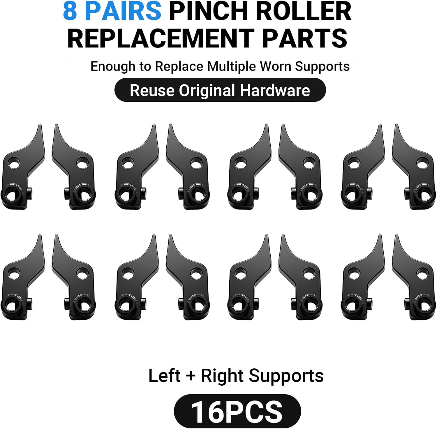 8-Pairs Pinch Roller Support Brackets Compatible with Cameo 5 & Silhouette