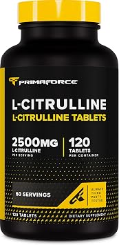 Primaforce L-Citrulline 2500mg per Serving, 60 Servings; 120 Tablets