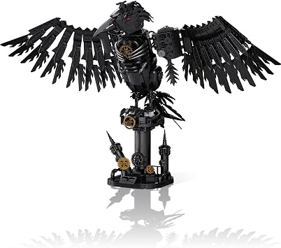 Mechanical Crow Model Building Blocks Set for Adults Boys Girls 14+, Cool Crow Animal Building Toy, Halloween Decor, Home Office Collect and Display Models, Birthday Gifts1018 Pieces