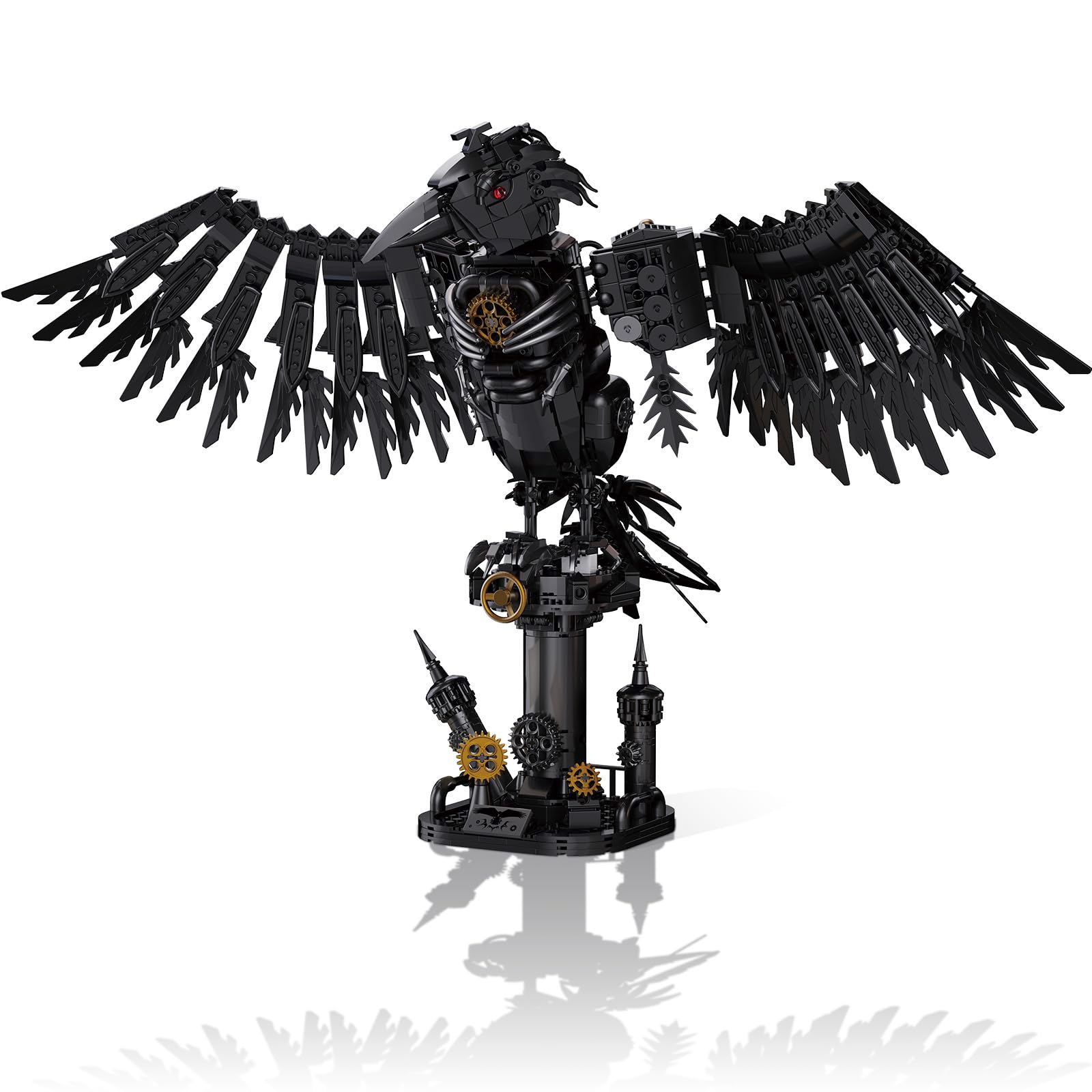 Amazon.com: Brihappen Mechanical Crow Model Building Blocks Set